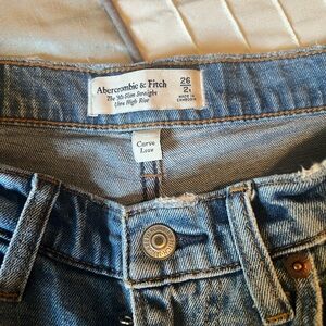 Abercrombie & Fitch Blue Straight Leg Jeans